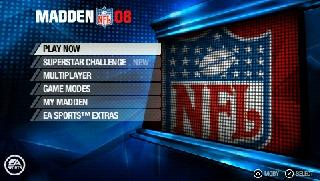 Screenshot Thumbnail / Media File 1 for Madden NFL 08 (USA)