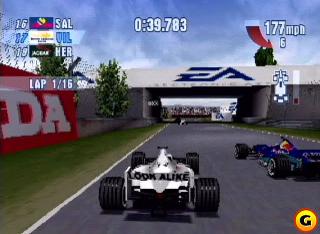 Screenshot Thumbnail / Media File 1 for Formula 1 Championship Season 2000 (USA)