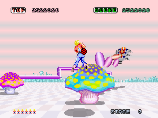 Screenshot Thumbnail / Media File 1 for Space Harrier (Rev A, 8751 315-5163A)