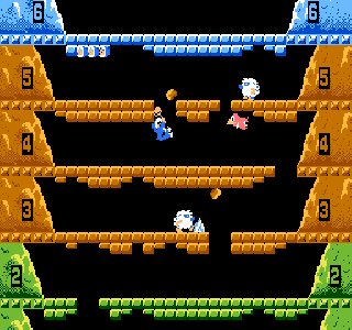 Screenshot Thumbnail / Media File 1 for Vs. Ice Climber Dual (set IC4-4 A-1)