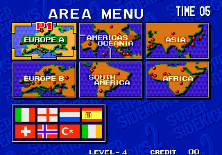 Screenshot Thumbnail / Media File 1 for Super Sidekicks 2 - The World Championship / Tokuten Ou 2 - Real Fight Football (NGM-061 ~ NGH-061)