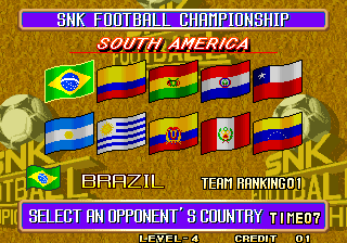 Screenshot Thumbnail / Media File 1 for The Ultimate 11 - The SNK Football Championship / Tokuten Ou - Honoo no Libero