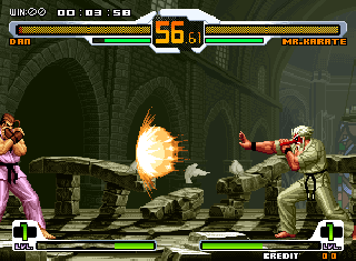 Screenshot Thumbnail / Media File 1 for SNK vs. Capcom - SVC Chaos Plus (bootleg set 2)