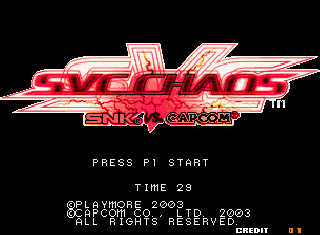 Screenshot Thumbnail / Media File 1 for SNK vs. Capcom - SVC Chaos Super Plus (bootleg)