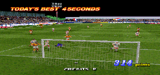 Screenshot Thumbnail / Media File 1 for Tecmo World Cup Millennium (Japan)