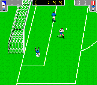 Screenshot Thumbnail / Media File 1 for Euro League (Italian hack of Tecmo World Cup '90 - alt version)