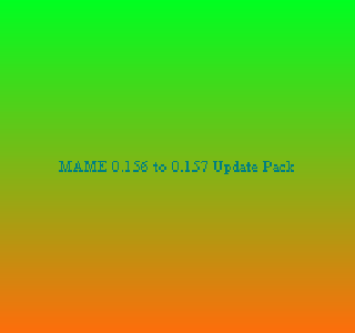 Screenshot Thumbnail / Media File 1 for MAME 0.156 to 0.157 Update Pack