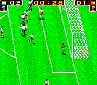 Screenshot Thumbnail / Media File 1 for Tecmo World Cup '90 (Euro set 1)