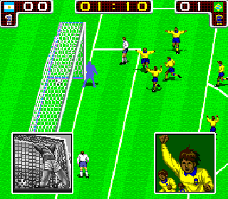 Screenshot Thumbnail / Media File 1 for Tecmo World Cup '90 (Euro set 1)