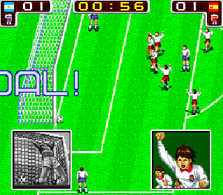 Screenshot Thumbnail / Media File 1 for Tecmo World Cup '90 (Euro set 1)