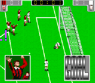 Screenshot Thumbnail / Media File 1 for Euro League (Italian hack of Tecmo World Cup '90)
