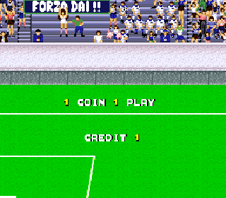 Screenshot Thumbnail / Media File 1 for Euro League (Italian hack of Tecmo World Cup '90)