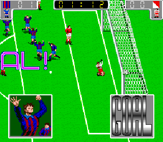 Screenshot Thumbnail / Media File 1 for Tecmo World Cup '90 (World)