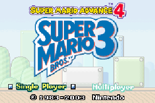 Screenshot Thumbnail / Media File 1 for Super Mario Advance 4 - Super Mario Bros. 3 (Virtual Console)