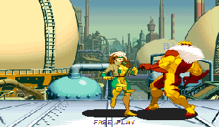 Screenshot Thumbnail / Media File 1 for X-Men Vs. Street Fighter (Euro 961004)