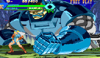 Screenshot Thumbnail / Media File 1 for X-Men Vs. Street Fighter (Euro 961004)