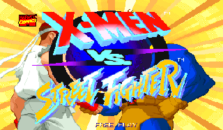 Screenshot Thumbnail / Media File 1 for X-Men Vs. Street Fighter (Euro 961004)