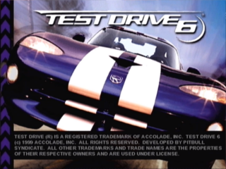 Screenshot Thumbnail / Media File 1 for Test Drive 6 (USA)