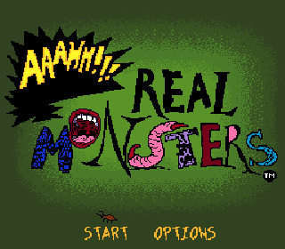 Screenshot Thumbnail / Media File 1 for AAAHH!!! Real Monsters (Europe)