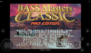 Screenshot Thumbnail / Media File 1 for BASS Masters Classic - Pro Edition (Europe)