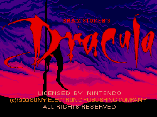 Screenshot Thumbnail / Media File 1 for Bram Stoker's Dracula (USA) (Beta)