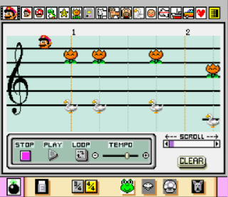 Screenshot Thumbnail / Media File 1 for BS Mario Paint - BS Ban (Japan)