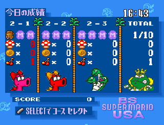 Screenshot Thumbnail / Media File 1 for BS Super Mario USA - Dai-2-kai (Japan)