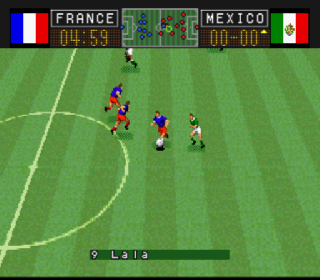 Screenshot Thumbnail / Media File 1 for Capcom's Soccer Shootout (USA) (Beta)