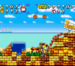 Screenshot Thumbnail / Media File 1 for Chester Cheetah - Wild Wild Quest (USA) (Beta)