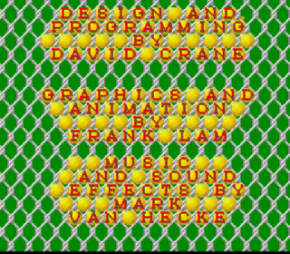 Screenshot Thumbnail / Media File 1 for David Crane's Amazing Tennis (Japan)