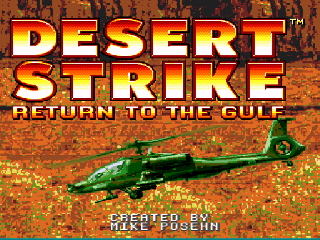 Screenshot Thumbnail / Media File 1 for Desert Strike - Return to the Gulf (Europe)