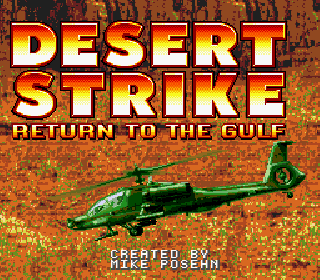 Screenshot Thumbnail / Media File 1 for Desert Strike - Wangan Sakusen (Japan)