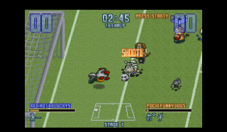 Screenshot Thumbnail / Media File 1 for Dolucky no A.League Soccer (Japan)