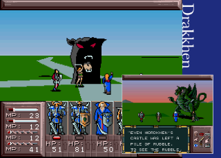 Screenshot Thumbnail / Media File 1 for Drakkhen (Germany)