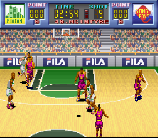 Screenshot Thumbnail / Media File 1 for Dream Basketball - Dunk & Hoop (Japan)