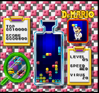 Screenshot Thumbnail / Media File 1 for Dr. Mario (Japan) (NP)