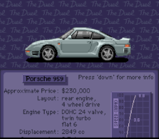 Screenshot Thumbnail / Media File 1 for Duel, The - Test Drive II (USA)