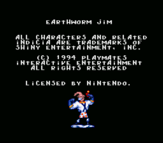 Screenshot Thumbnail / Media File 1 for Earthworm Jim (Japan)