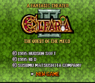 Screenshot Thumbnail / Media File 1 for Elfaria II - The Quest of the Meld (Japan)