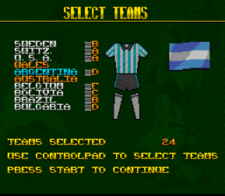 Screenshot Thumbnail / Media File 1 for Elite Soccer (USA)