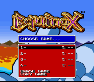 Screenshot Thumbnail / Media File 1 for Equinox (Europe)