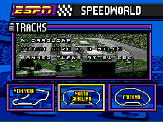 Screenshot Thumbnail / Media File 1 for ESPN Speedworld (USA)