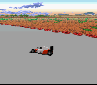 Screenshot Thumbnail / Media File 1 for Exhaust Heat II - F1 Driver e no Kiseki (Japan)