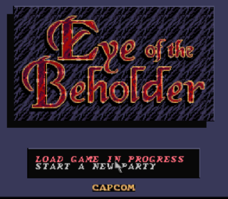 Screenshot Thumbnail / Media File 1 for Eye of the Beholder (Japan)