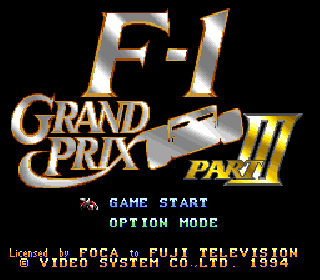 Screenshot Thumbnail / Media File 1 for F-1 Grand Prix - Part III (Japan)