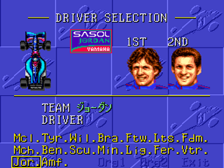 Screenshot Thumbnail / Media File 1 for F-1 Grand Prix - Part II (Japan)