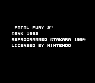 Screenshot Thumbnail / Media File 1 for Fatal Fury 2 (Europe)
