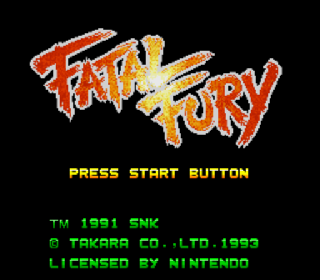 Screenshot Thumbnail / Media File 1 for Fatal Fury (Europe)