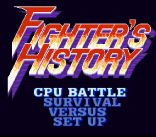 Screenshot Thumbnail / Media File 1 for Fighter's History (USA) (Rev A)
