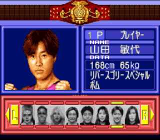 Screenshot Thumbnail / Media File 1 for Fire Pro Joshi All Star Dream Slam (Japan)